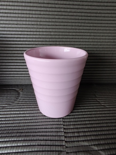 Maceta cerámica lila